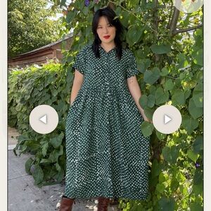 Osei Duro Imperium dress in Bullfrog Size L